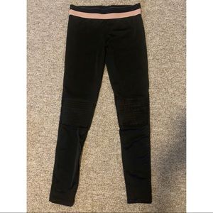Olympia Activewear Black Moto Leggings Size M